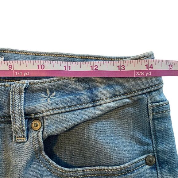 Loft Flower Blue Jeans Sz 28/6 - Picture 4 of 10